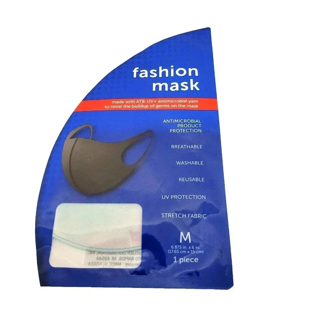 Meijer Face Mask Girls Medium Washable Reusable UV Protection Tie Dye Ice Green